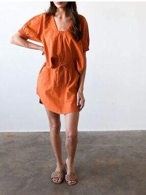 Never A Wallflower | Marakesh Top Tangerine Woven